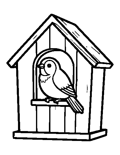 Birdhouse Bird