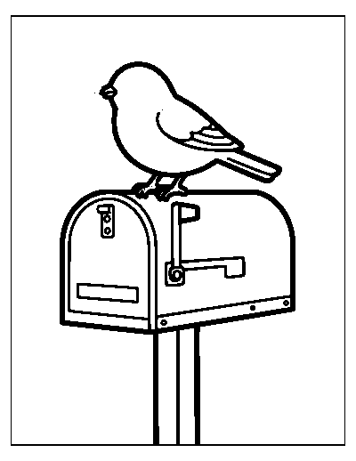 Mailbox Perch Bird