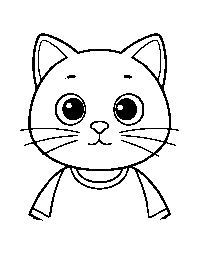 Face Portrait Cat