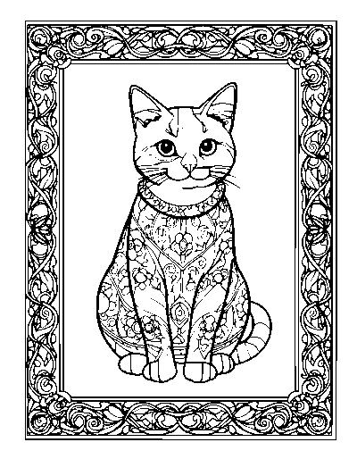 Framed Cat