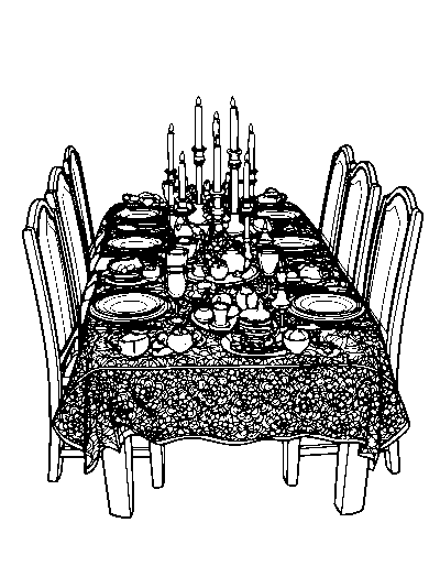 Dinner Table Christmas