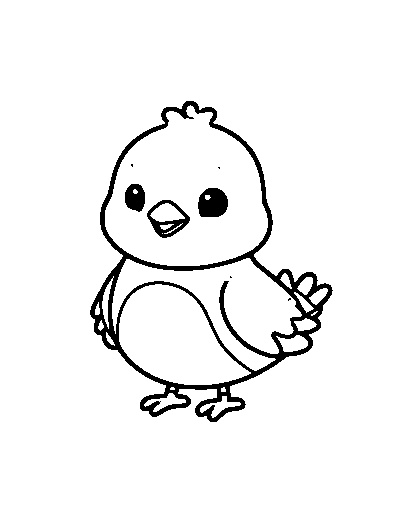 Cute Cartoon Bird