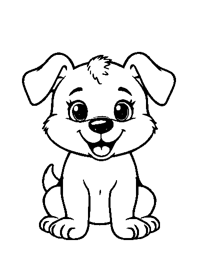 Cute Cartoon Dog
