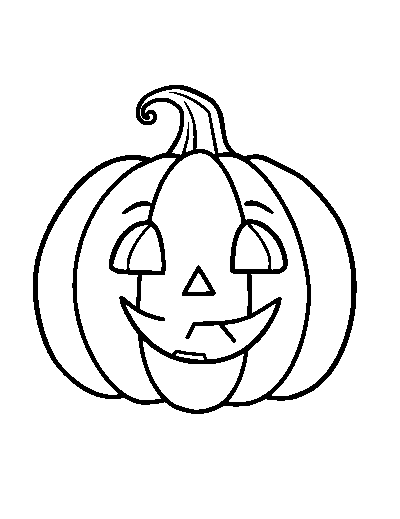 Cute Cartoon Jack-o'-lantern