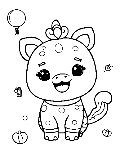 Cute Cartoon Lunar New Year