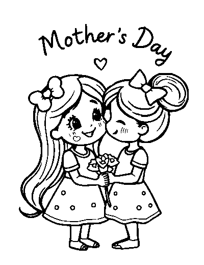 Cute Cartoon Mother's Day