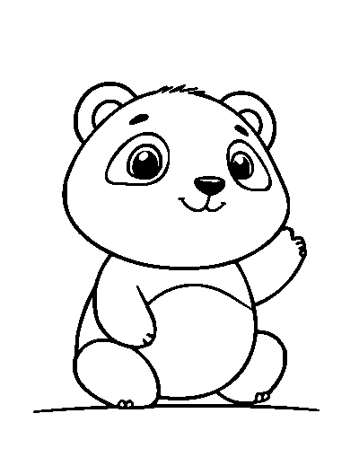 Cute Cartoon Panda