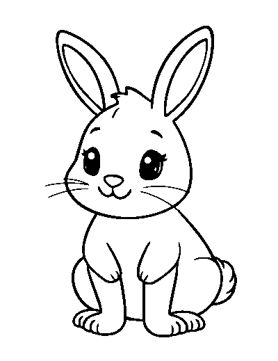Cute Cartoon Rabbit