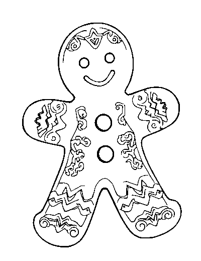 Realistic Gingerbread Man