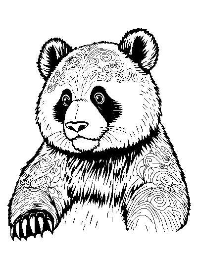 Realistic Panda