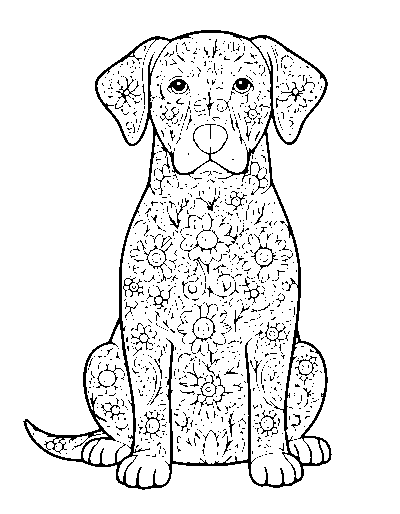 Folk Art Dog