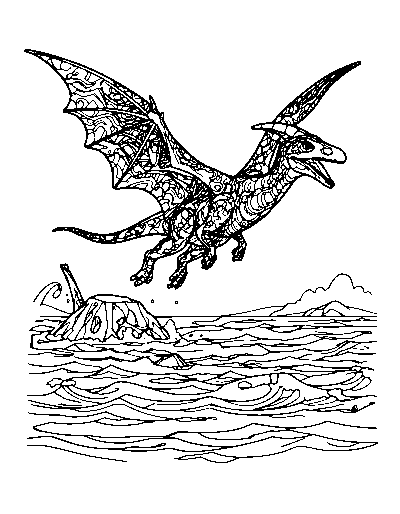 Prehistoric Sky Dinosaur