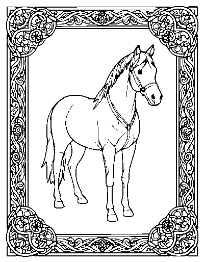 Framed Horse