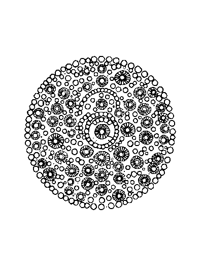 Patterned Aboriginal Dot Art Pattern