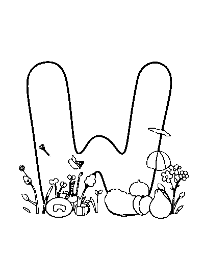 Letter W