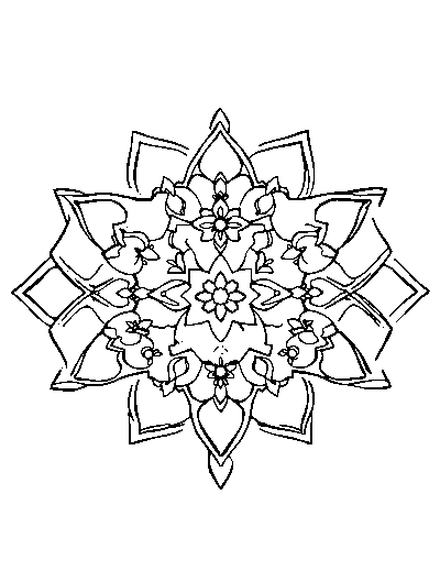 Patterned Islamic Geometric Pattern