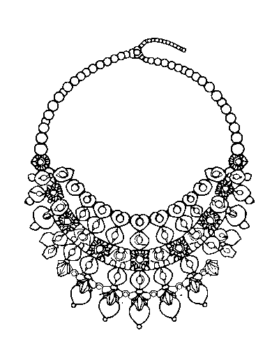 Patterned Maasai Beaded Necklace