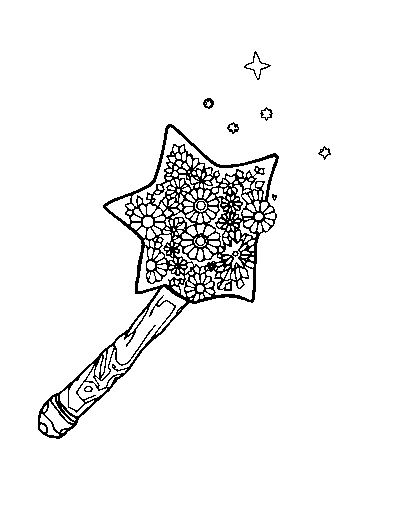 Patterned Magic Wand