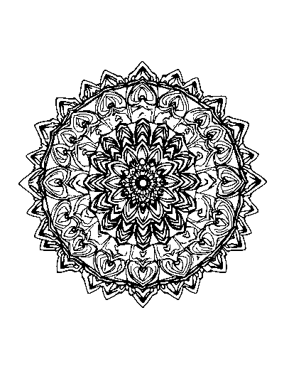 Patterned Mandala Pattern
