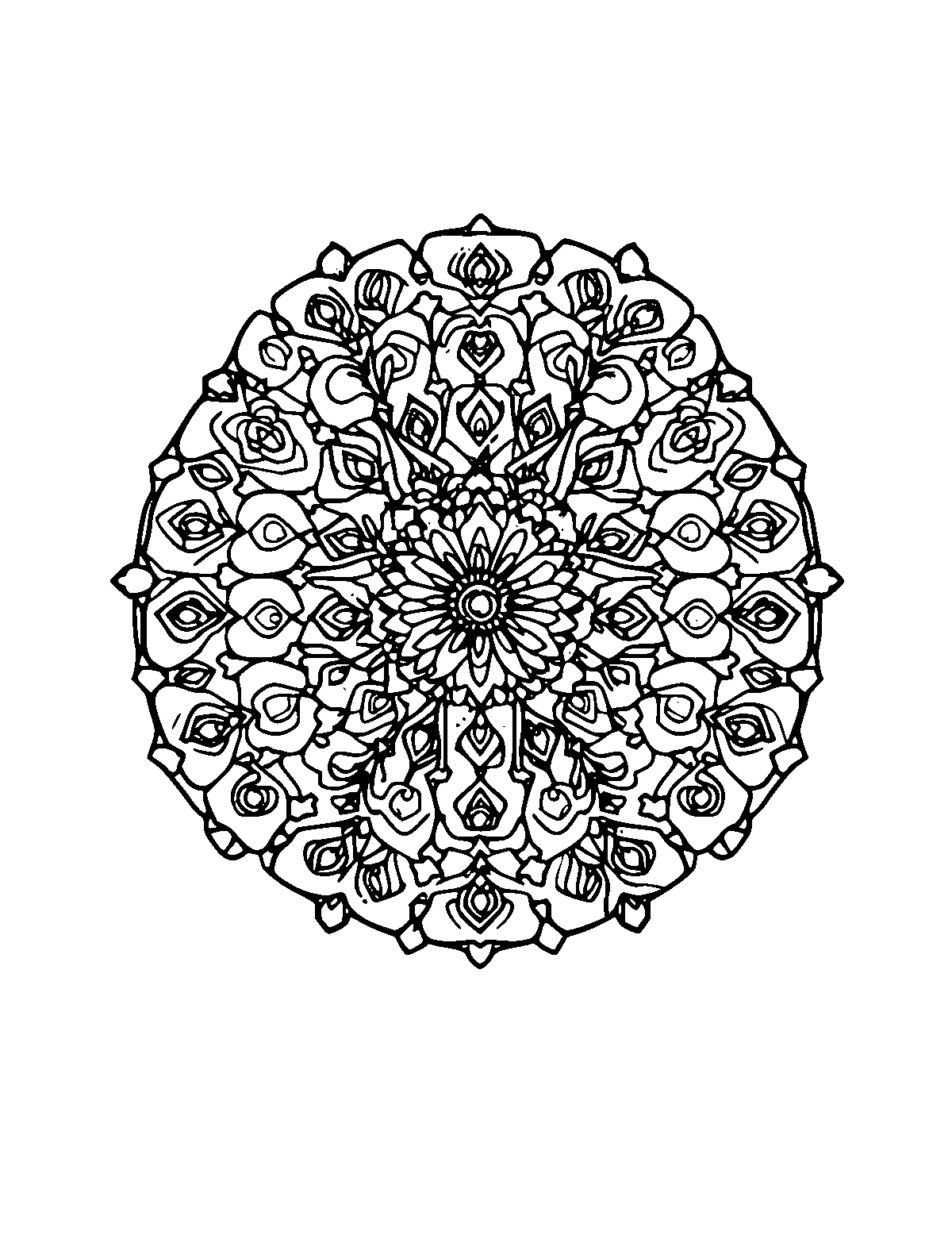 Line-art coloring page of Patterned Mongolian Morin Khuur, patterned, medium outlines, centered