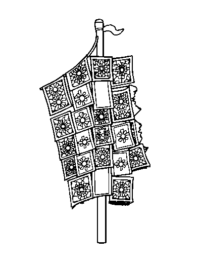 Patterned Prayer Flags