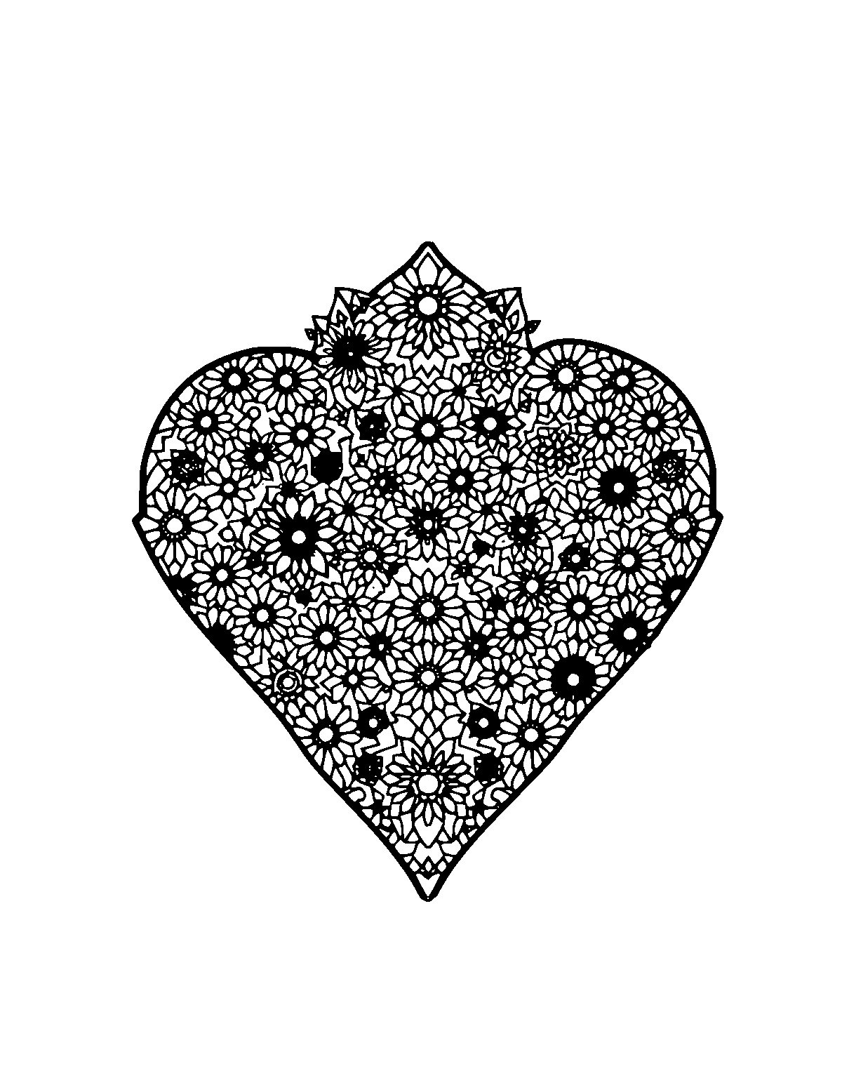 Line-art coloring page of Patterned Resurrection, patterned, medium outlines, centered