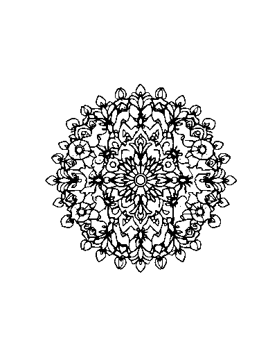 Patterned Russian Khokhloma Pattern