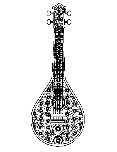 Patterned Sitar