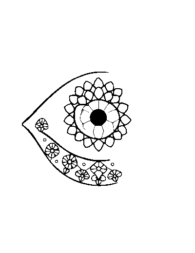 Patterned Turkish Evil Eye (Nazar)