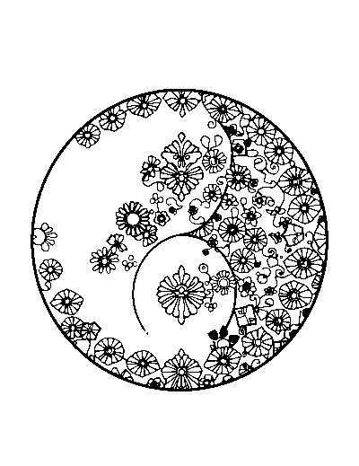 Patterned Yin and Yang