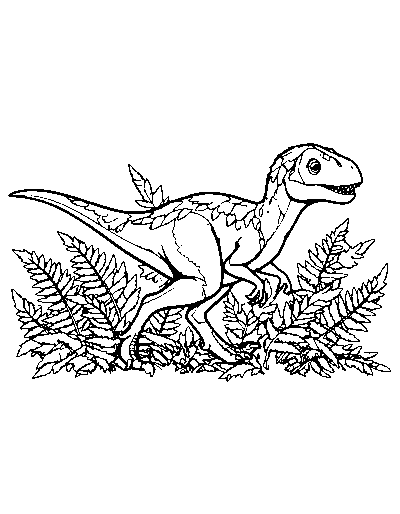 Feathered Runner Dinosaur