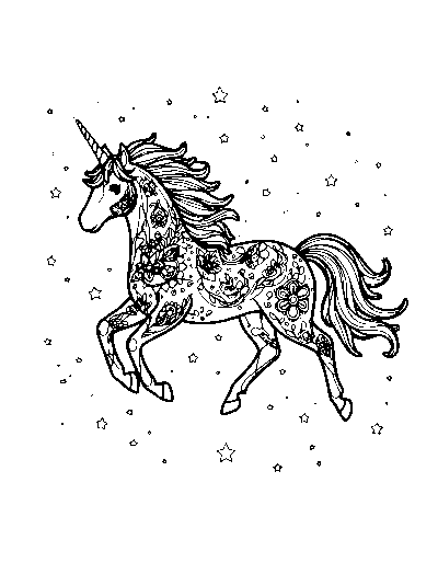 Starry Sky Unicorn