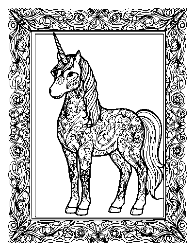 Framed Unicorn