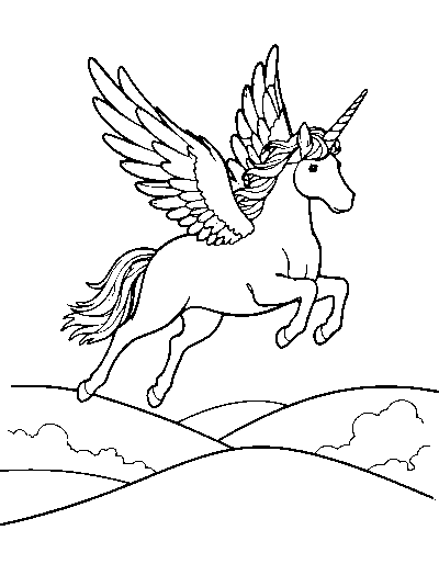 Winged Flight Unicorn