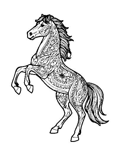 Rearing Horse