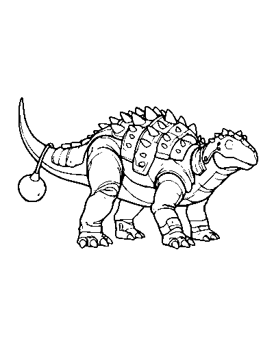 Armored Club Tail Dinosaur