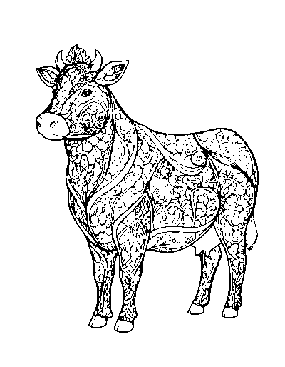 Zentangle Farm Animals