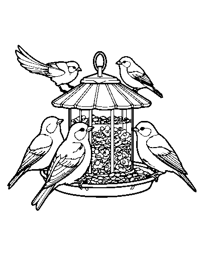 Feeder Visit Bird