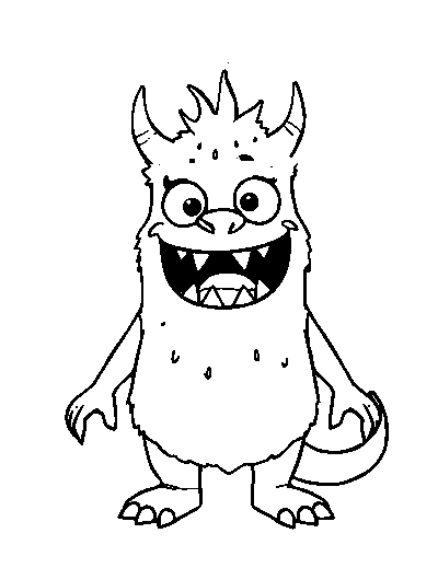 Cute Monster Creature