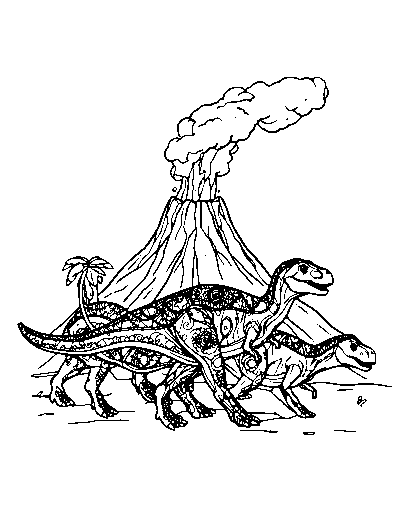 Volcano Dinosaur