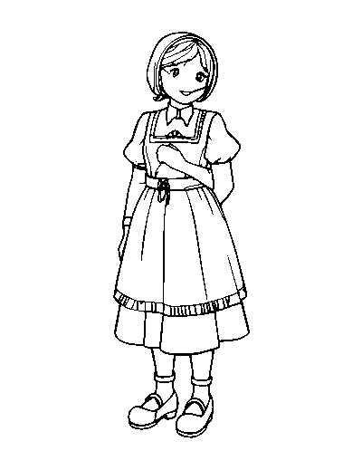 Dutch Traditional Dress and Clogs