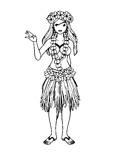 Hawaiian Hula Outfit