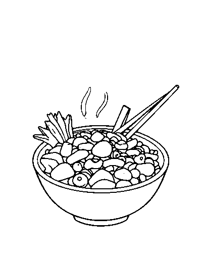 Korean Kimchi and Bibimbap