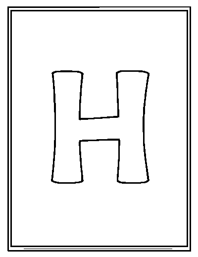 Letter H