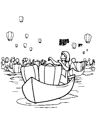 Loy Krathong Floating Lantern Festival