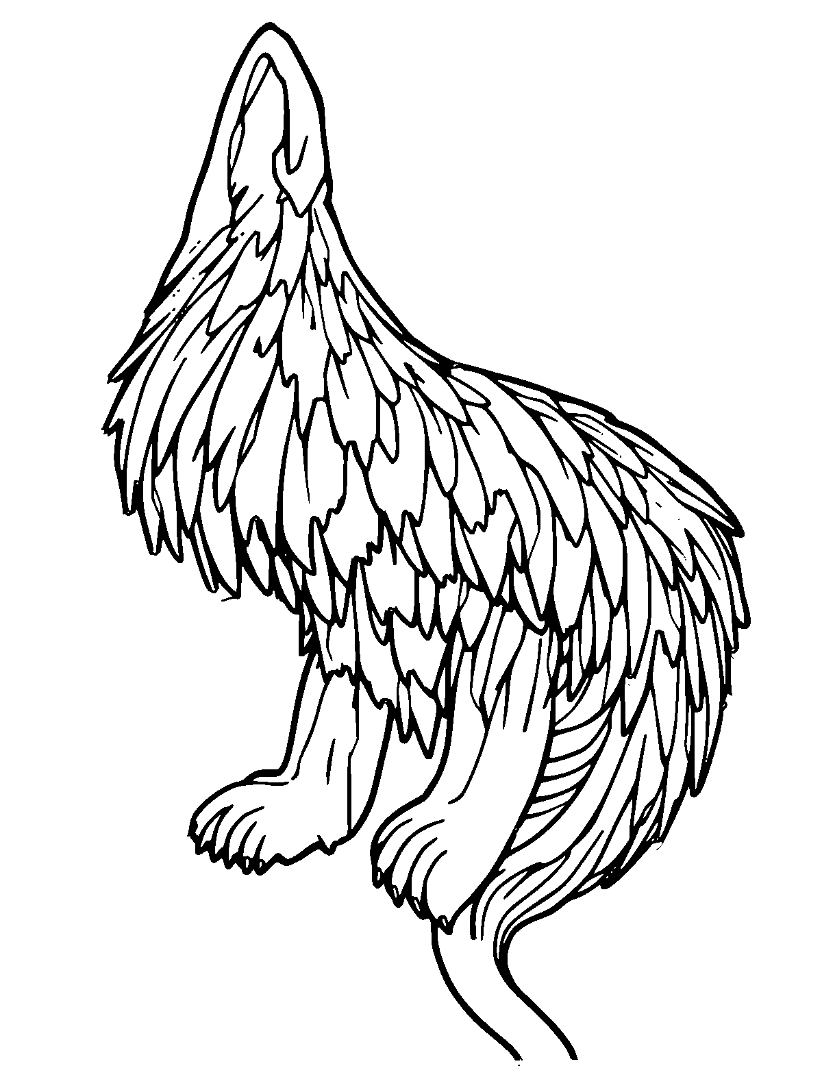 Line-art coloring page of Massimo Bottura, medium outlines, centered