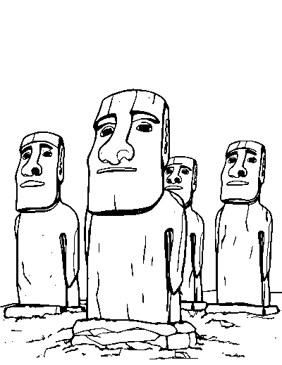 Moai Statues of Easter Island