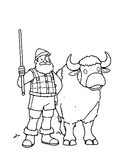Paul Bunyan and Babe the Blue Ox