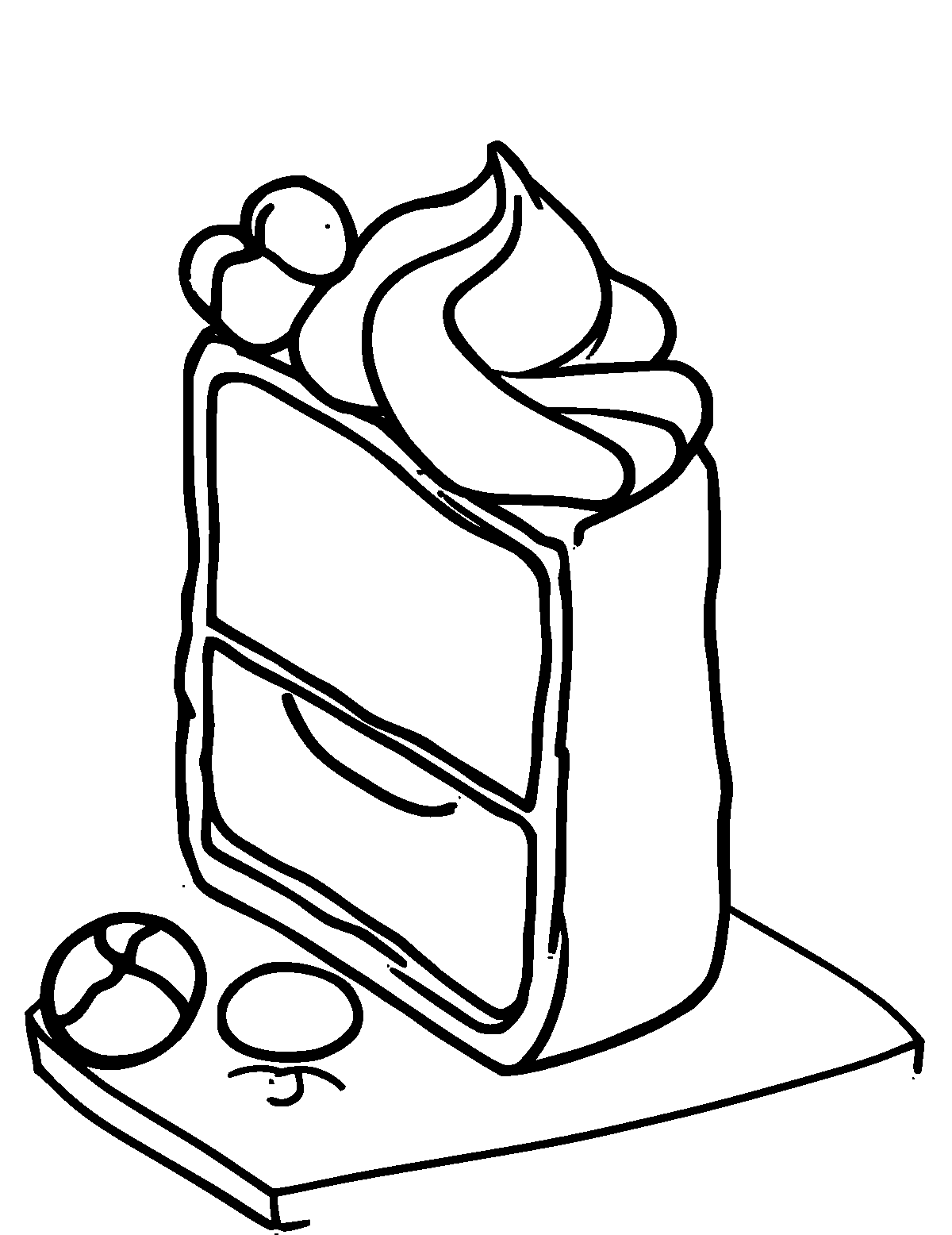 Line-art coloring page of Portuguese Pastel De Nata, thick outlines, centered