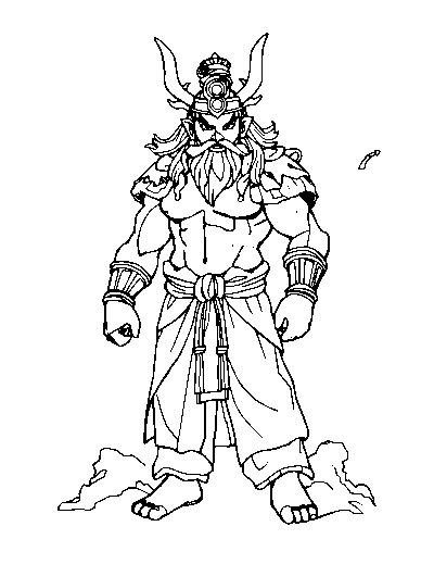 Raijin the Thunder God